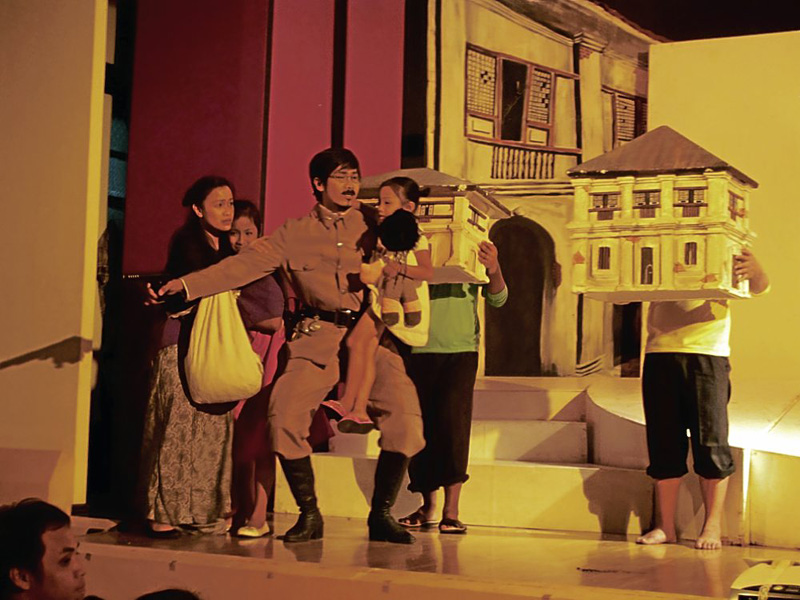 Stage play depicting WWII love story